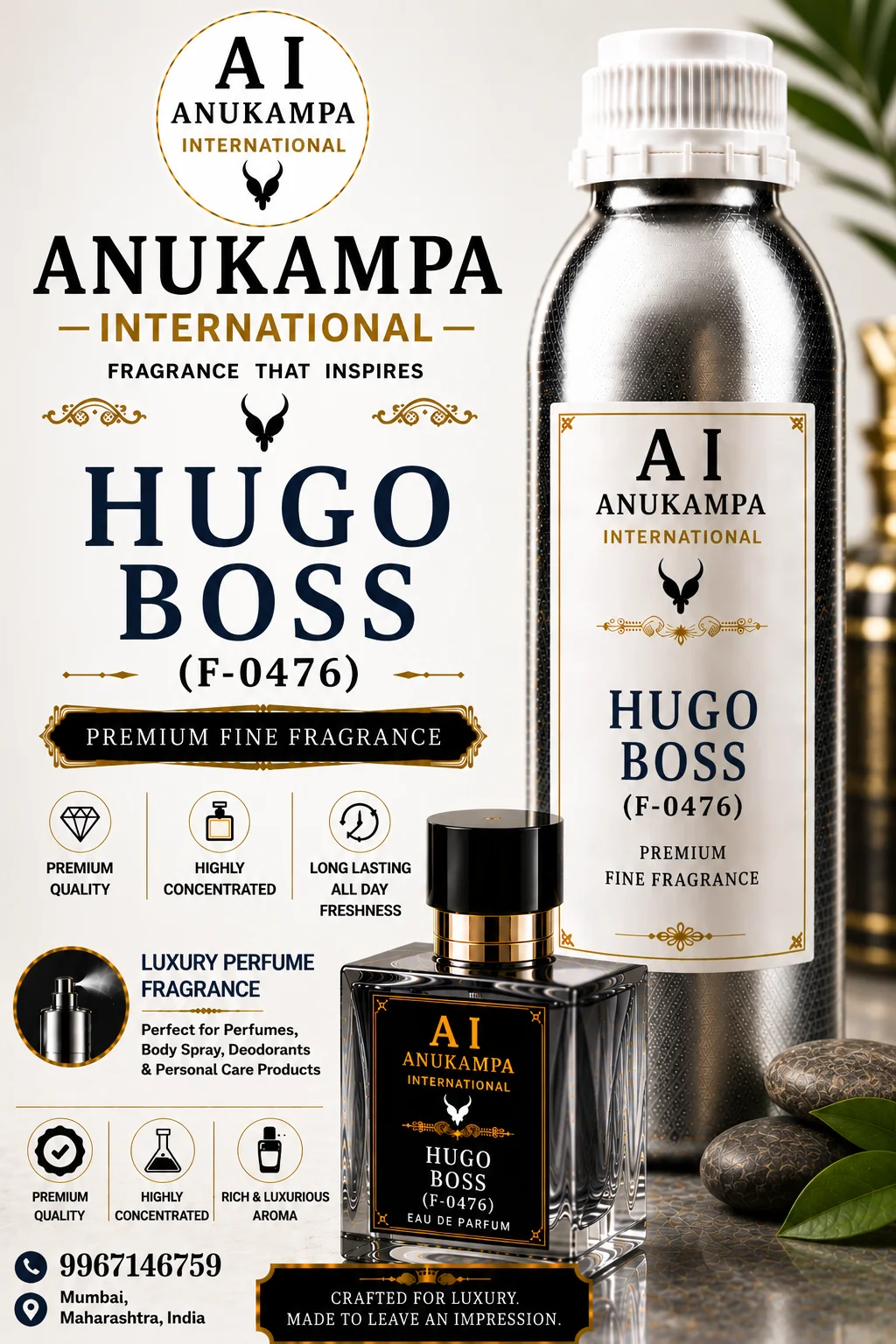 Hugo Boss F-0476 — Air Freshener Fragrances fragrance oil