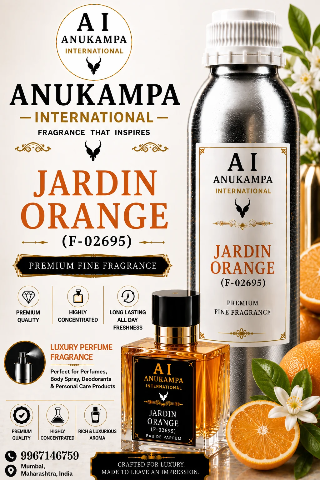 Jardin Orange F-02695 — Air Freshener Fragrances fragrance oil