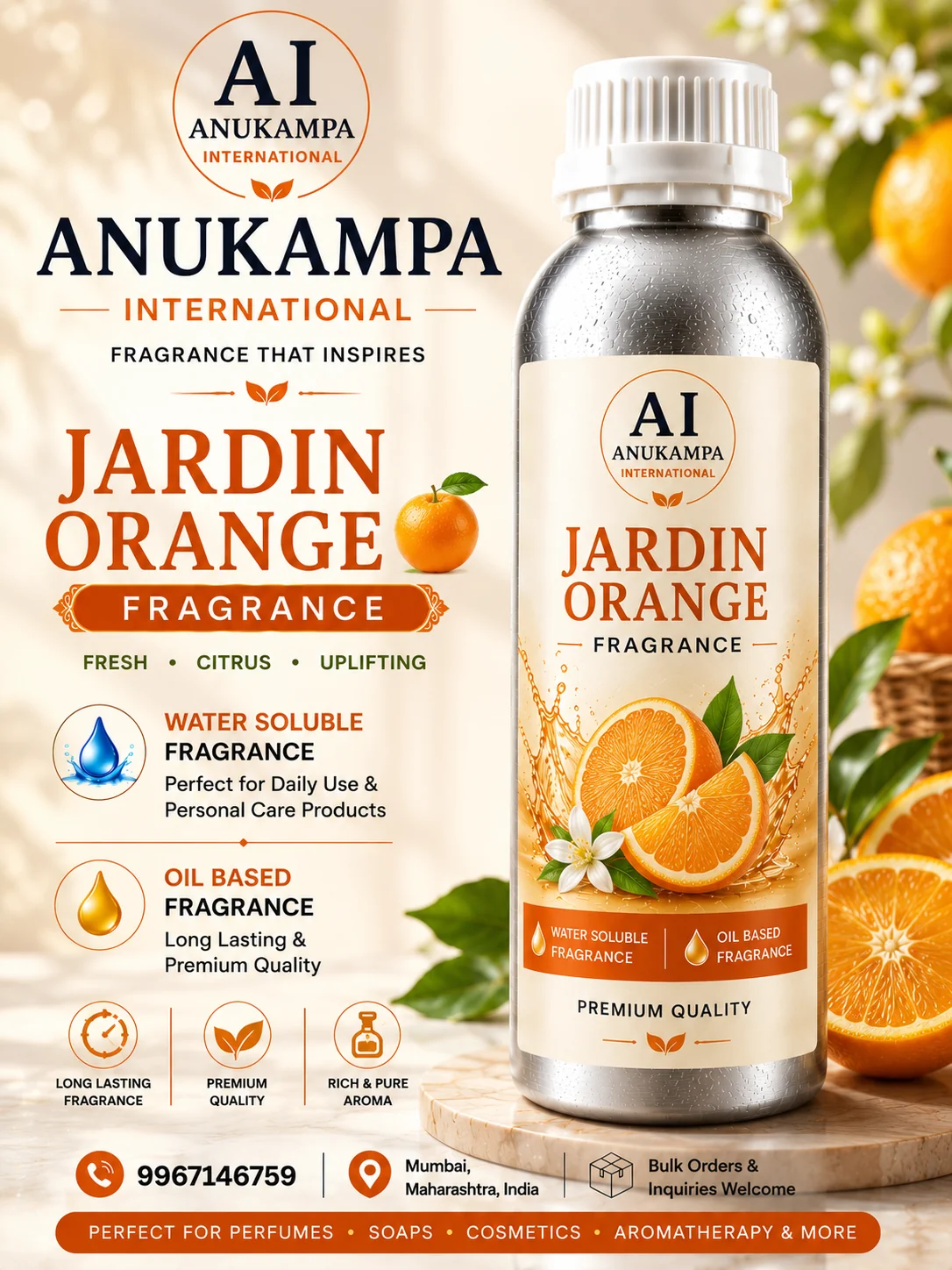 Jardin Orange Fragrance — Industrial Fragrances fragrance oil