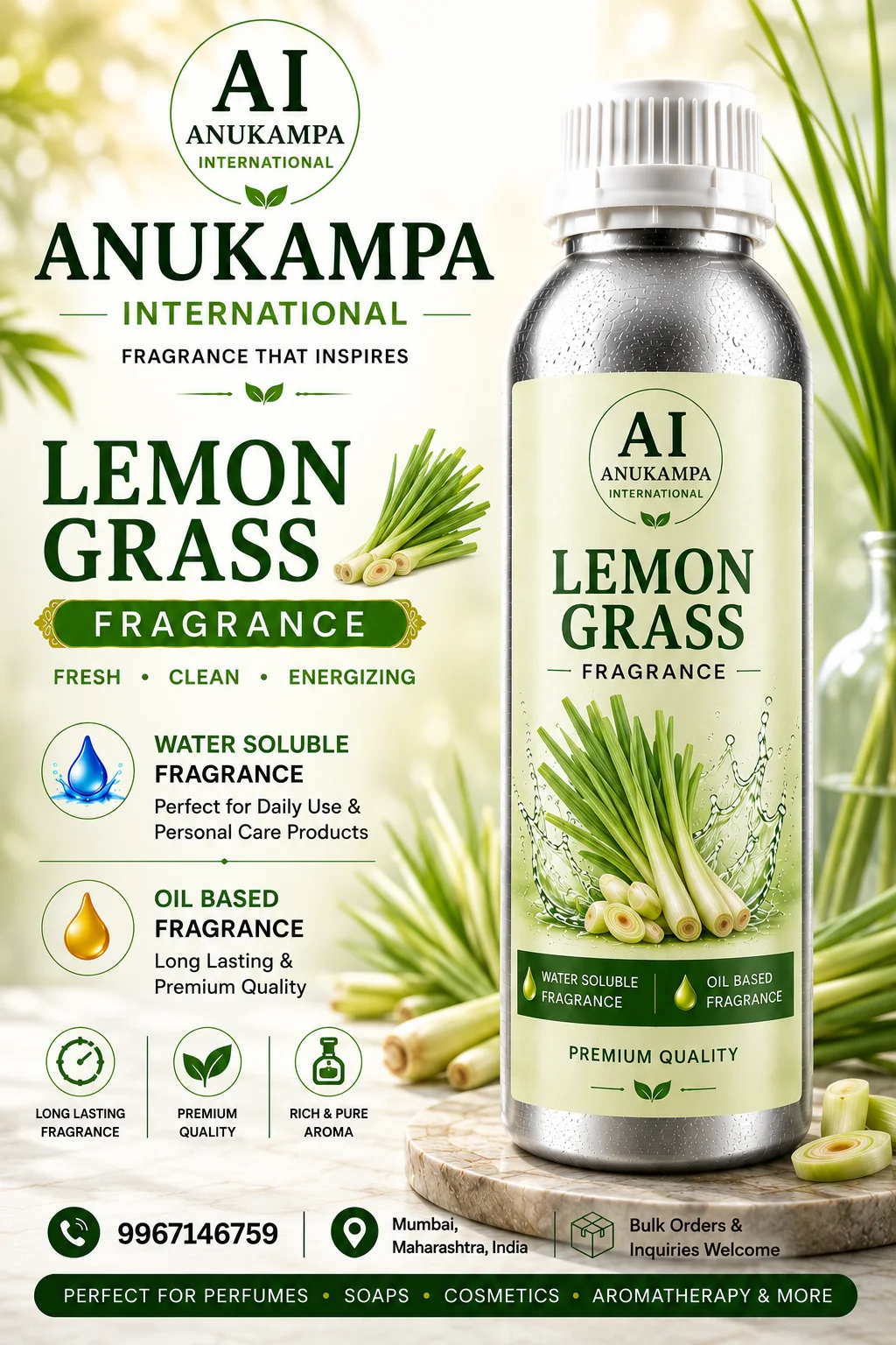 Lemon Grass Fragrance — Personal Care Fragrances fragrance oil