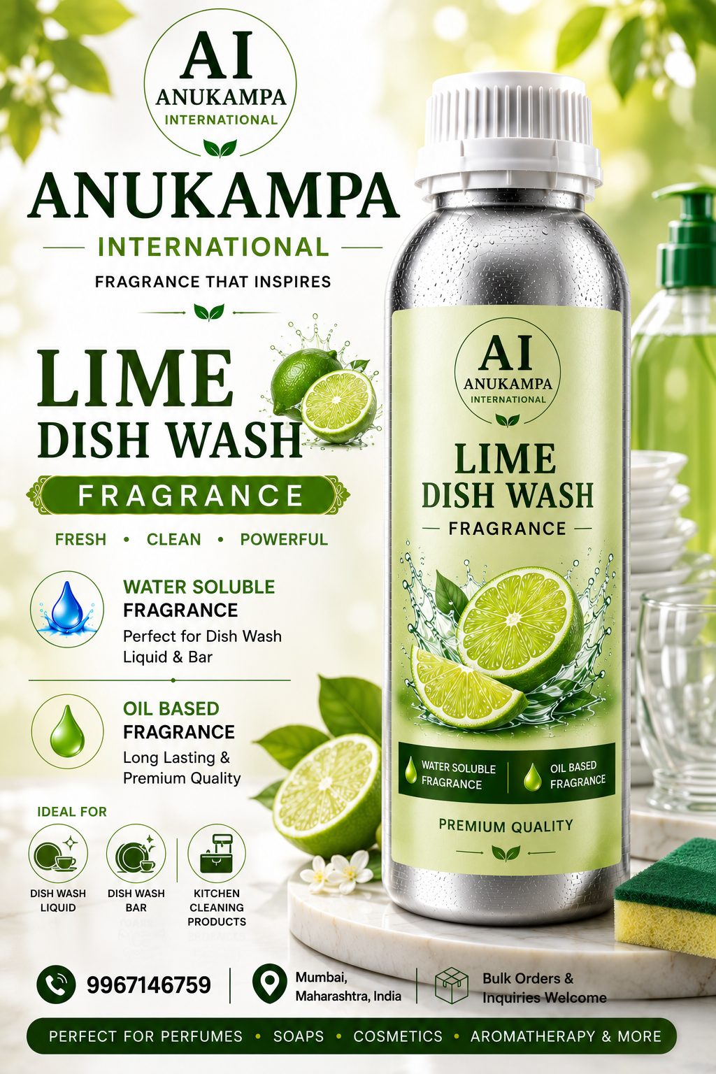 Lime Dish Wash Fragrance — Home Care Fragrances fragrance oil