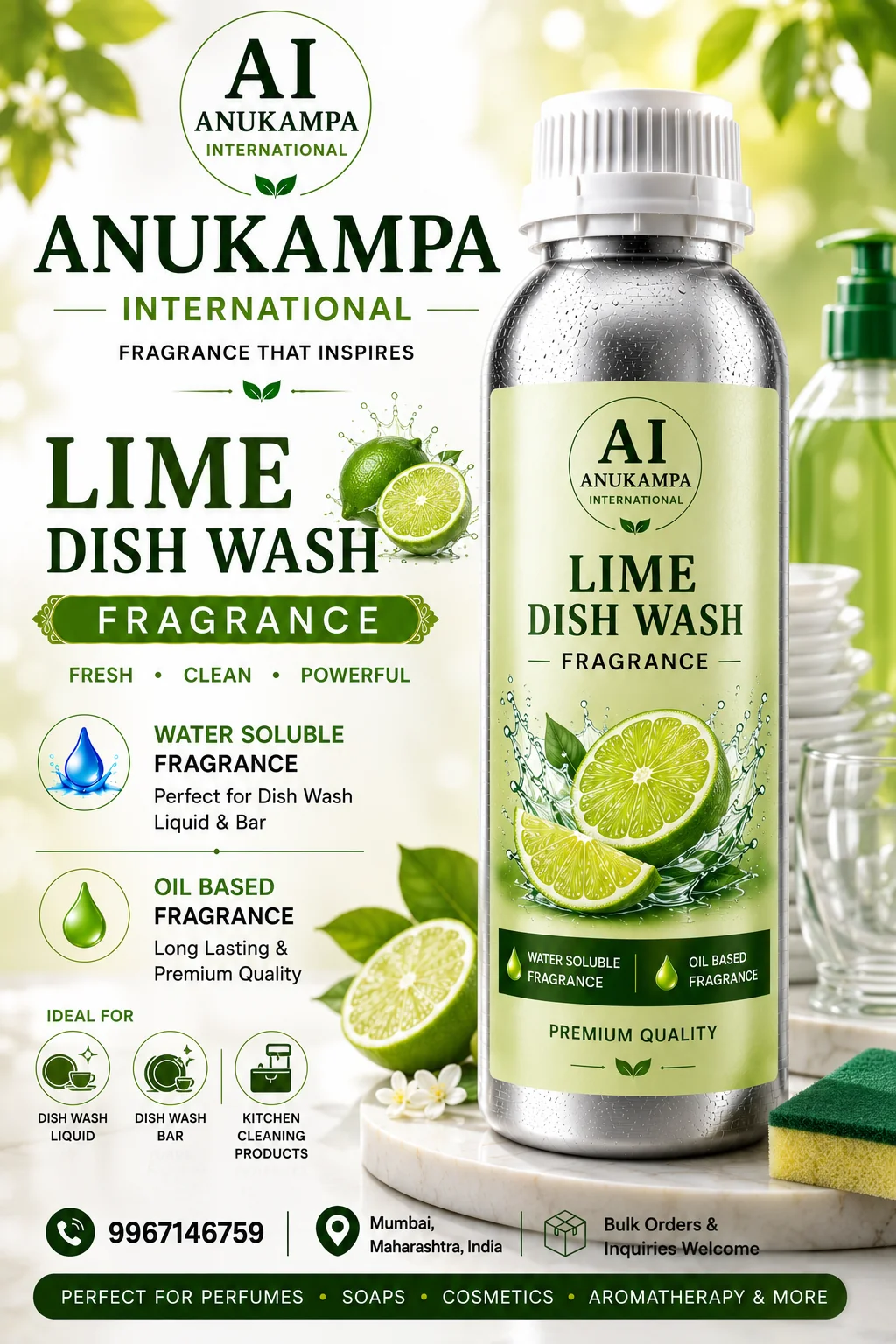 Lime Dish Wash Fragrance — Industrial Fragrances fragrance oil