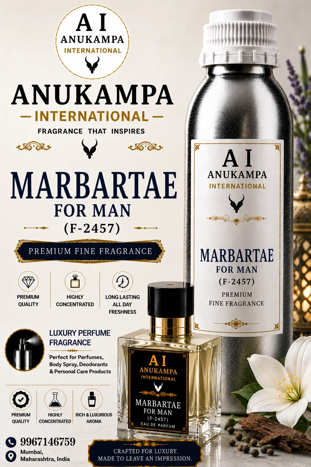 Marbarate For Man (F-2457) — Air Freshener Fragrances fragrance oil