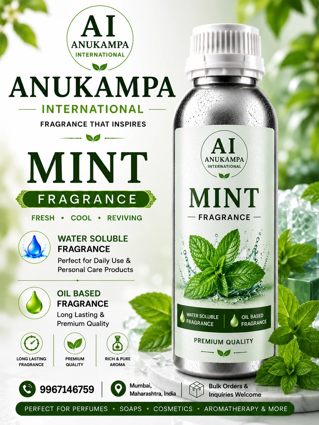 Mint Fragrance — Air Freshener Fragrances fragrance oil