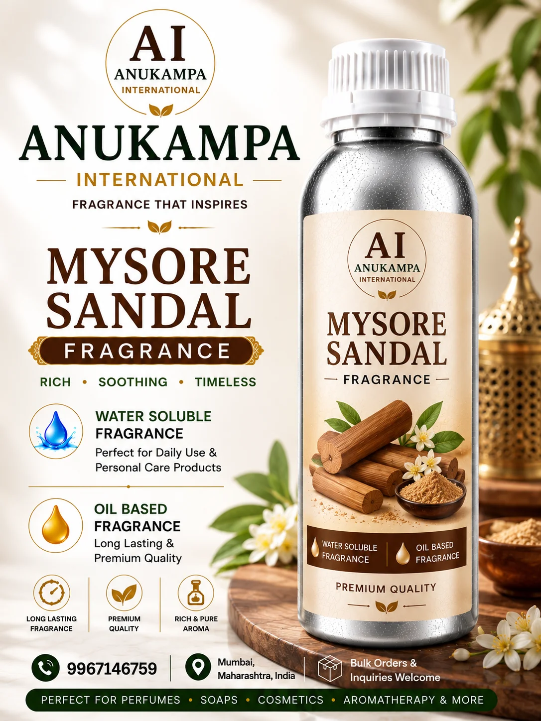 Mysore Sandal Fragrance — Industrial Fragrances fragrance oil