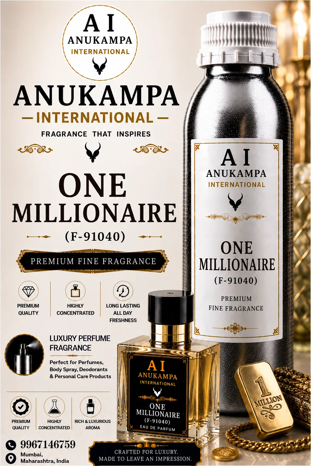 One Millionaire (F-91040) — Fine Fragrances fragrance oil