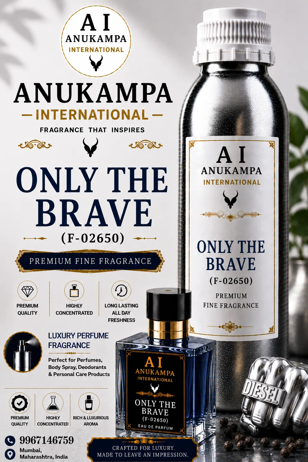 Only The Brave F-02650 — Air Freshener Fragrances fragrance oil