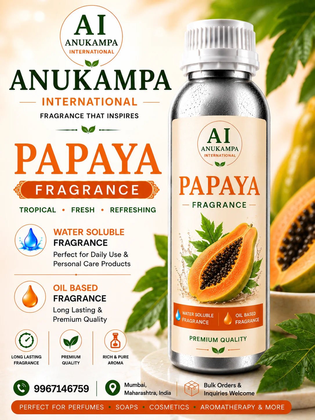 Papaya Fragrance — Industrial Fragrances fragrance oil