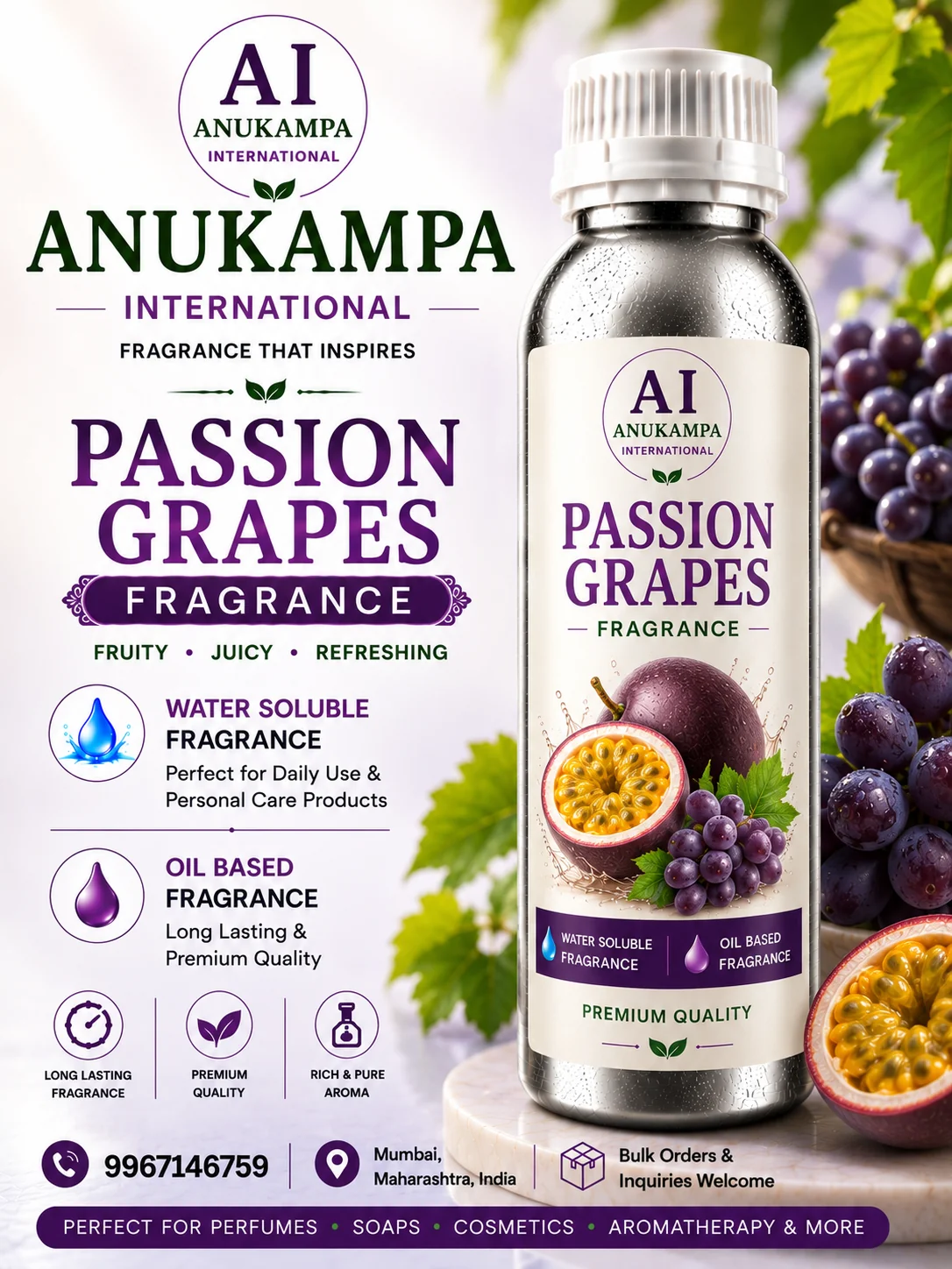 Passion Grapes Fragrance — Industrial Fragrances fragrance oil