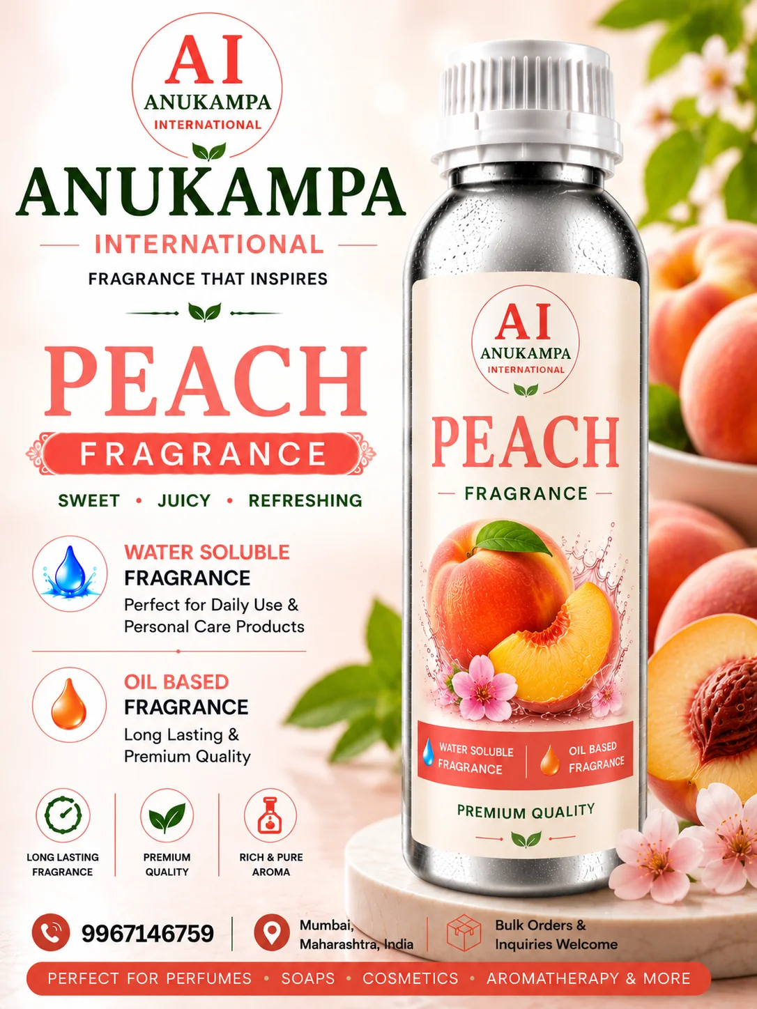 Peach Fragrance — Home Care Fragrances fragrance oil