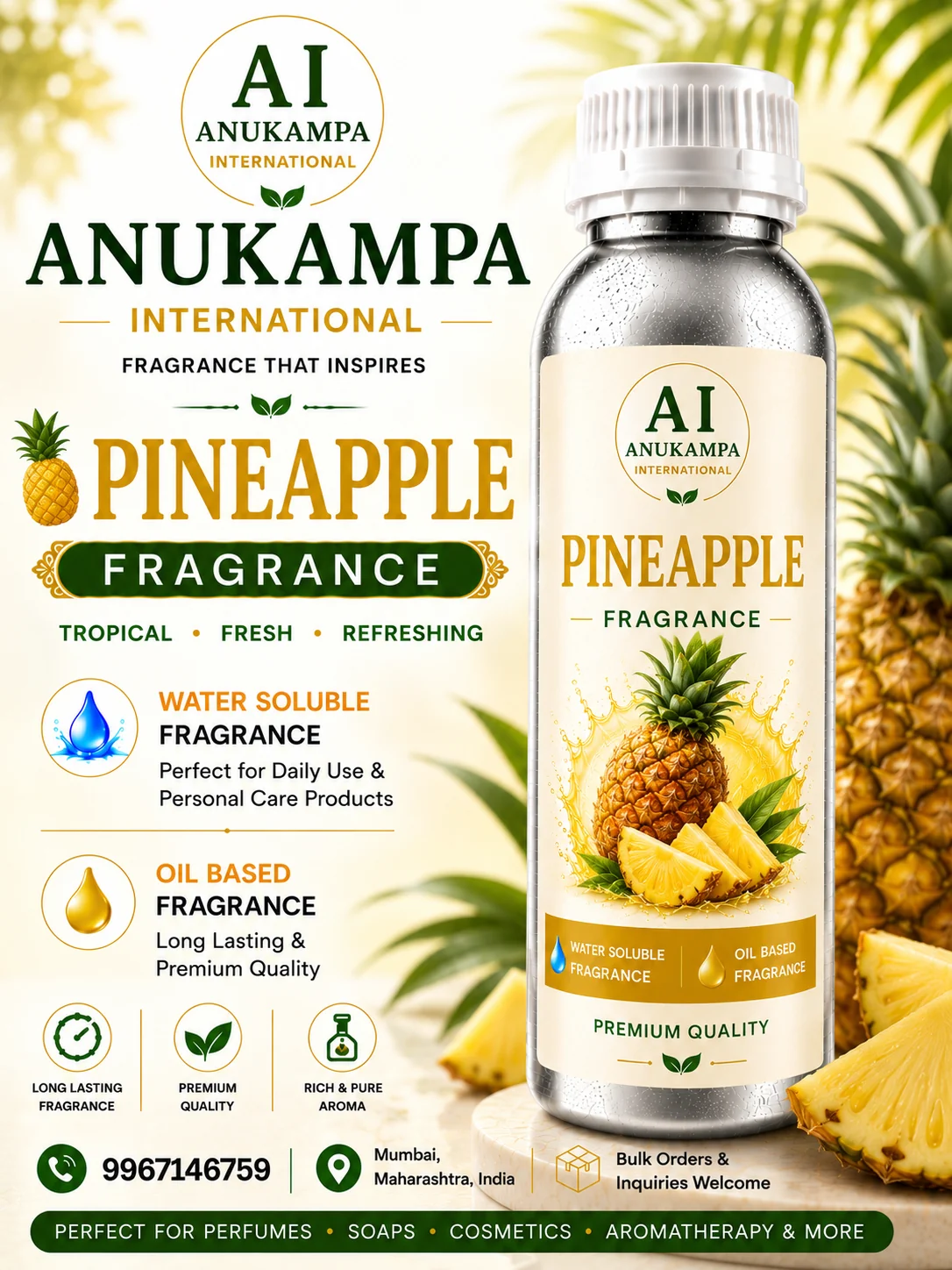 Pineapple Fragrance — Air Freshener Fragrances fragrance oil