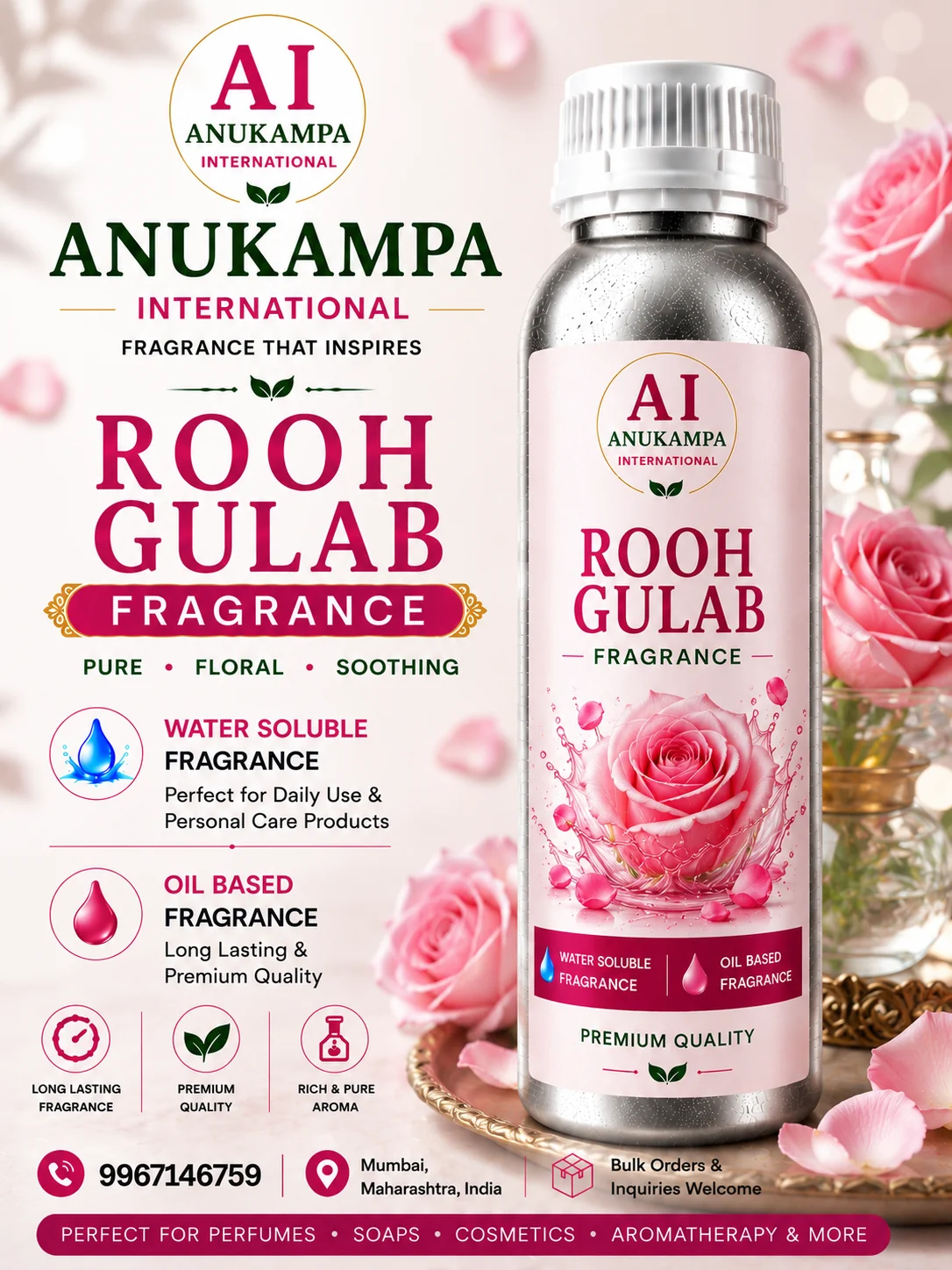 Rooh Gulab Fragrance — Industrial Fragrances fragrance oil