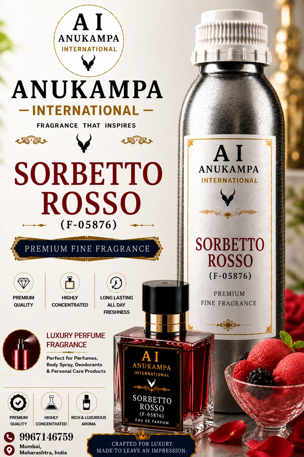 Sorbetto Rosso F-05876 — Air Freshener Fragrances fragrance oil