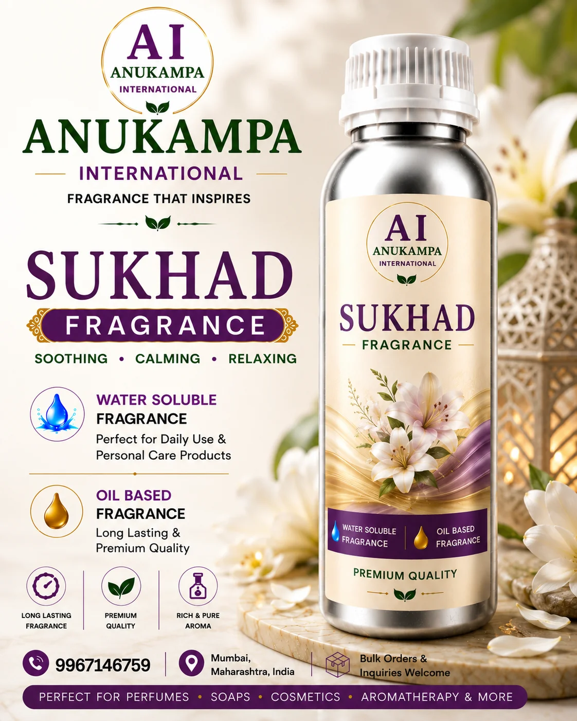 Sukhad Fragrance — Home Care Fragrances fragrance oil
