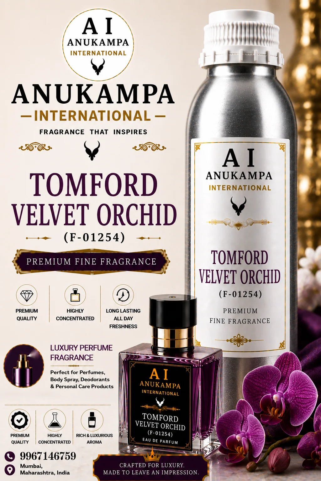 Tomford Velvet Orchid F-01254 — Air Freshener Fragrances fragrance oil