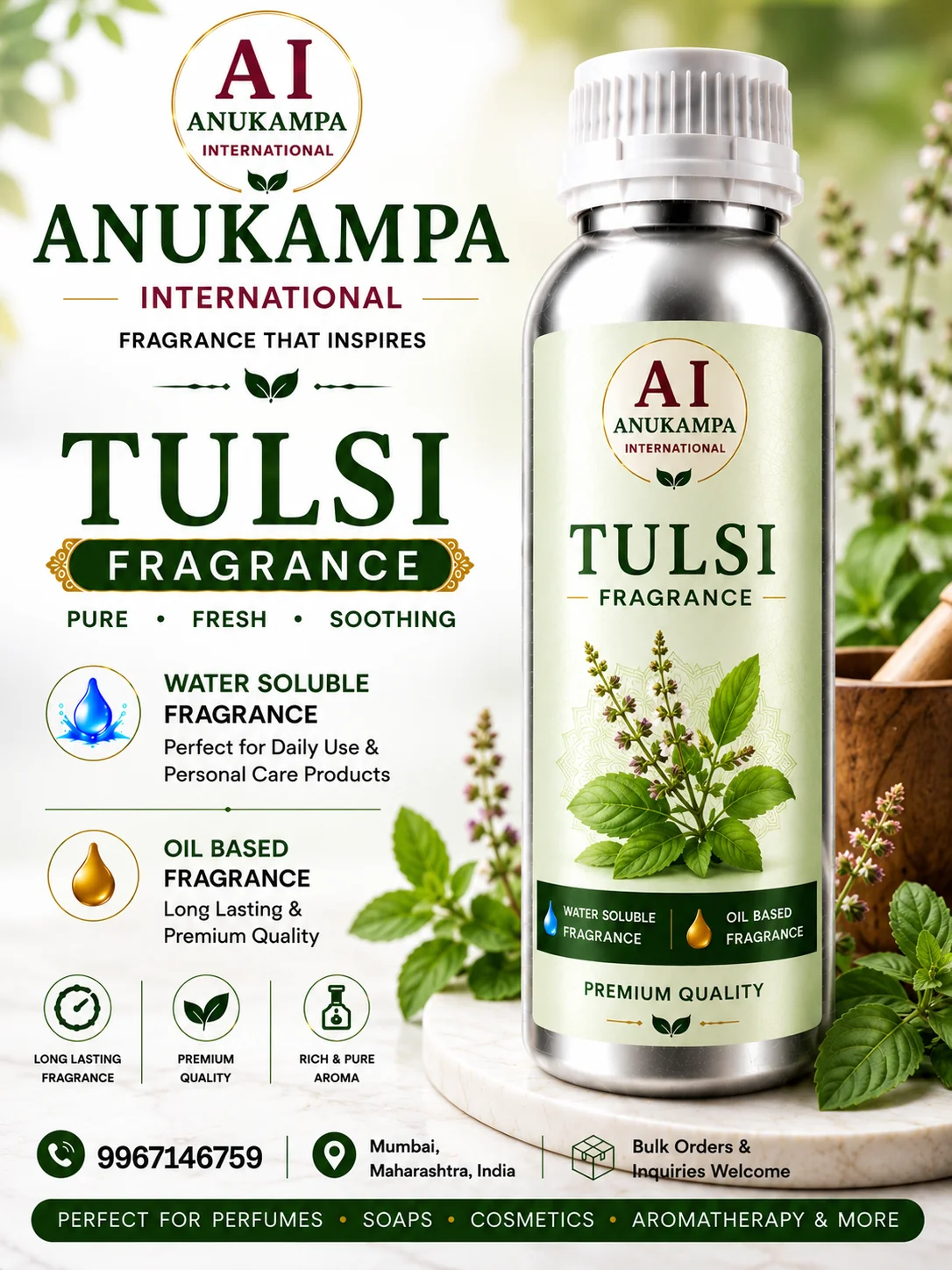 Tulsi Fragrance — Personal Care Fragrances fragrance oil