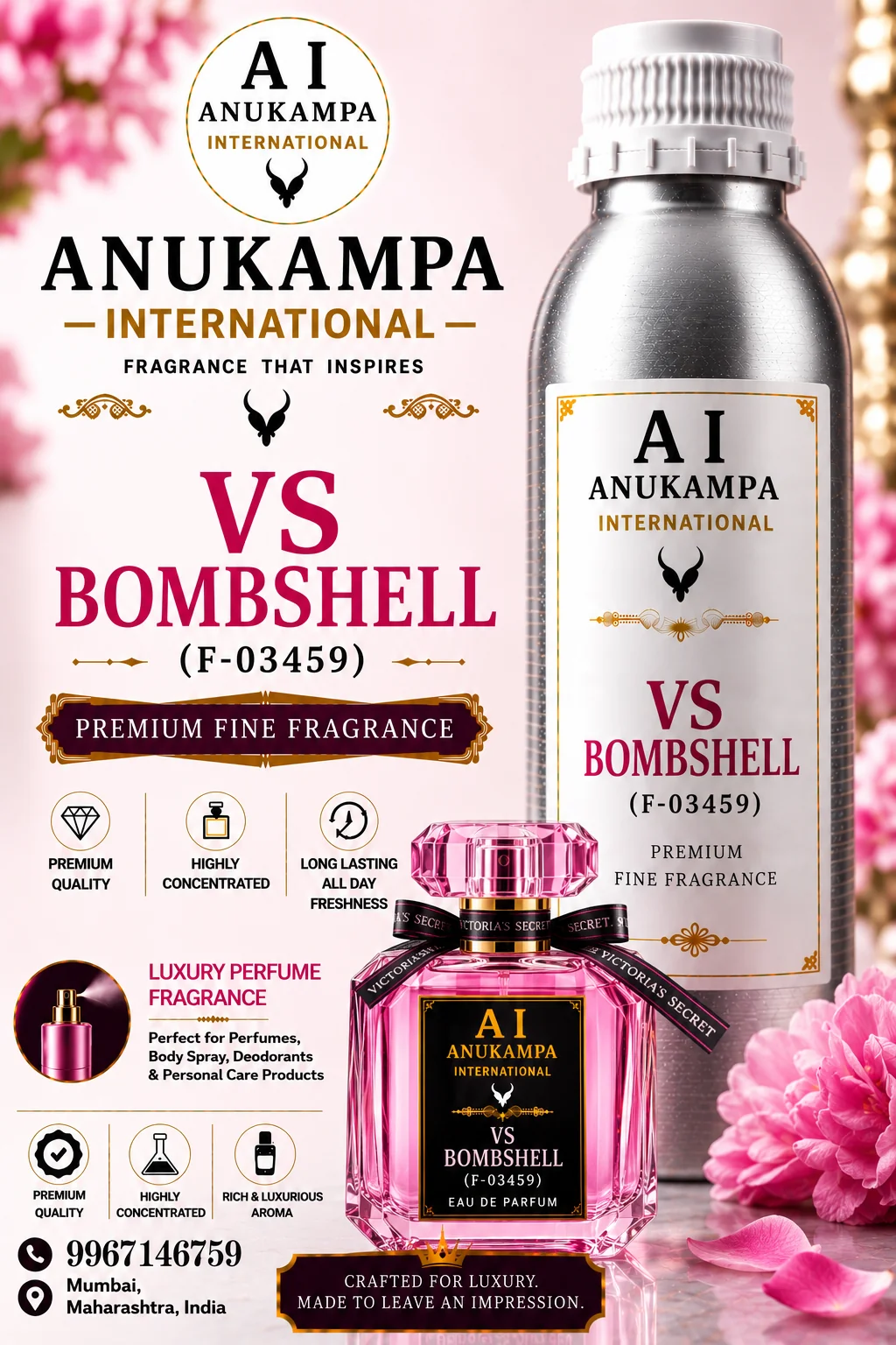 VS Bombshell F-03459 — Fine Fragrances fragrance oil