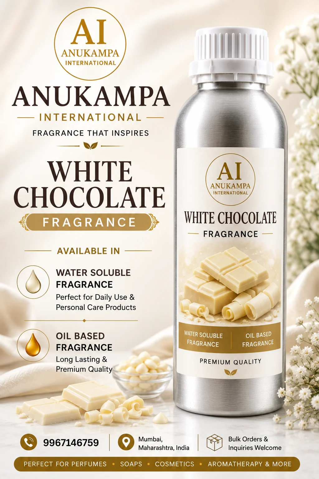 White Chocolate Fragrance — Industrial Fragrances fragrance oil