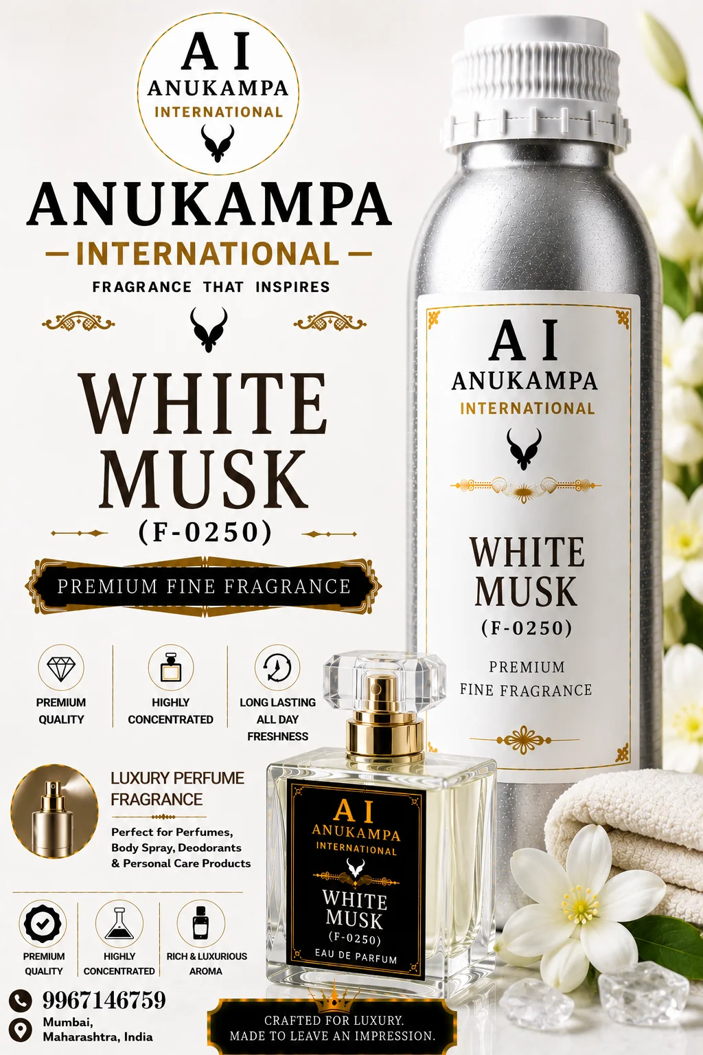 White Musk F-0250 — Air Freshener Fragrances fragrance oil