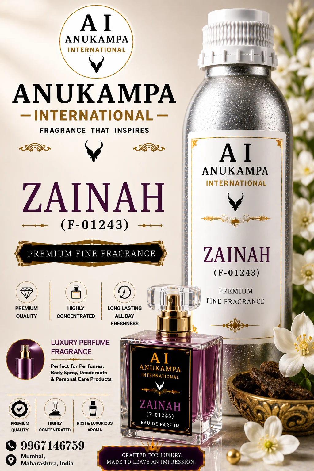 Zainah (F-01243) — Air Freshener Fragrances fragrance oil